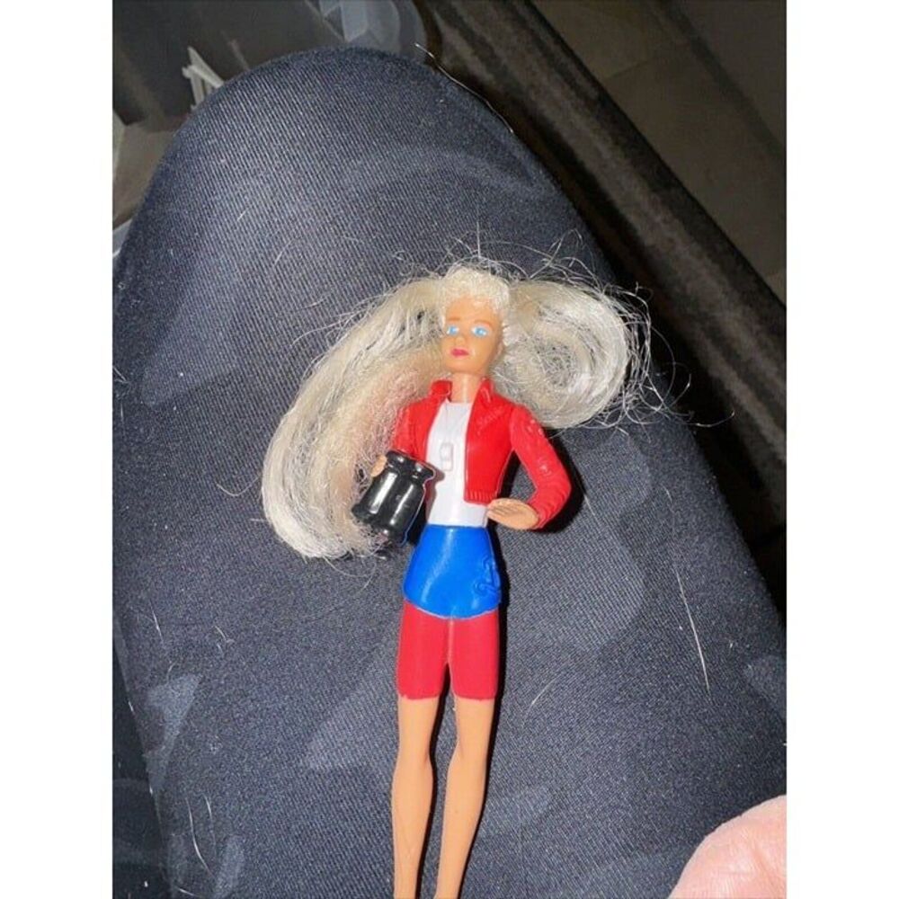 Vintage Collectible 1990s Lifeguard Barbie Doll Mcdonalds Happy Meal Toy Figure